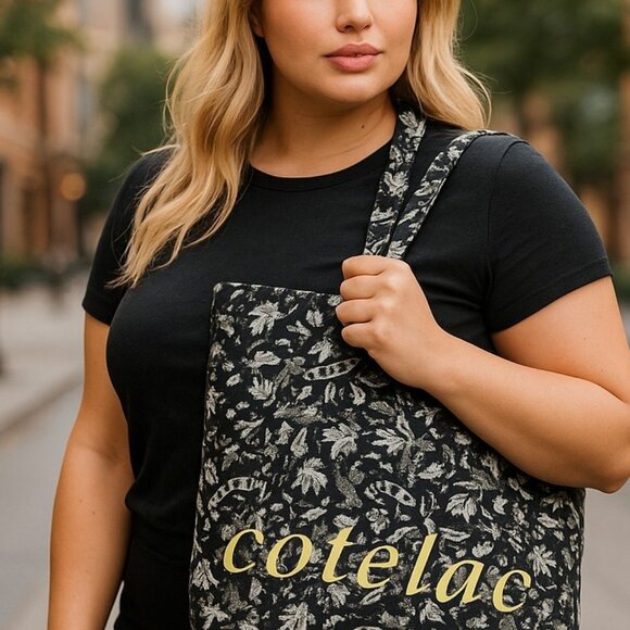 Cotelac Handbags - COTELAC FRANCE Lightweight Reusable Cotton Tote Bag Shoulder Dust Travel LUXURY